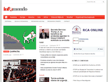Tablet Screenshot of infomondo.ro